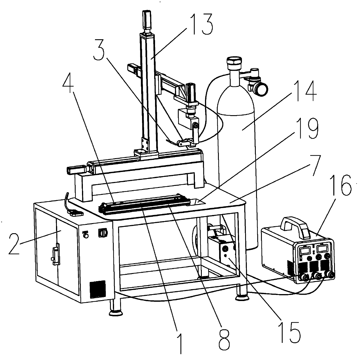 Automatic welding device