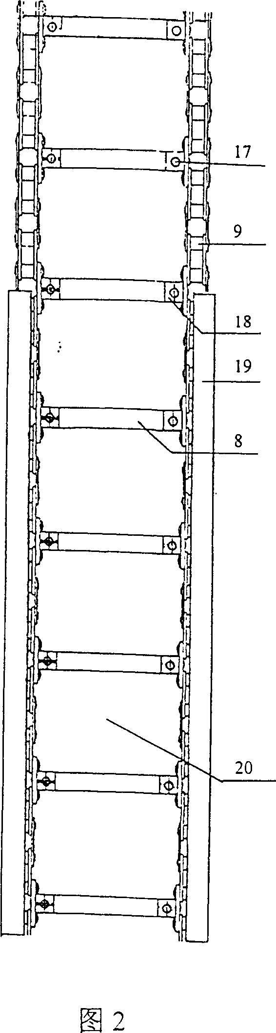 Hydaulic speed regulating type slow landing jack ladder escape device