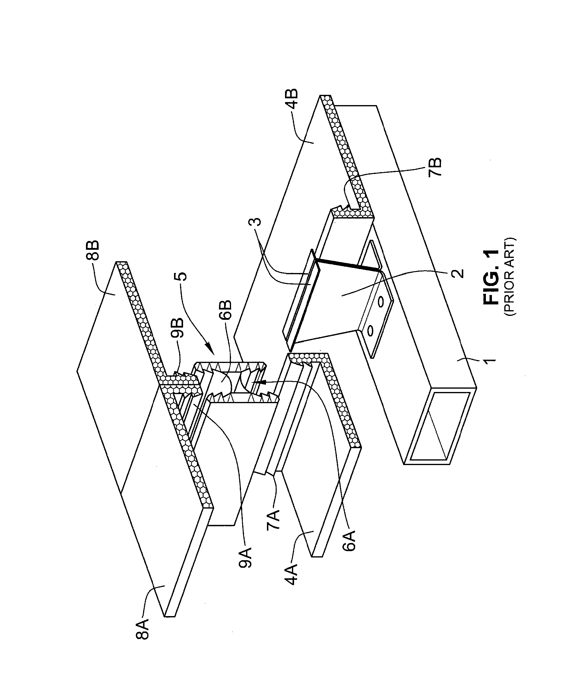 Dual glazing panel system