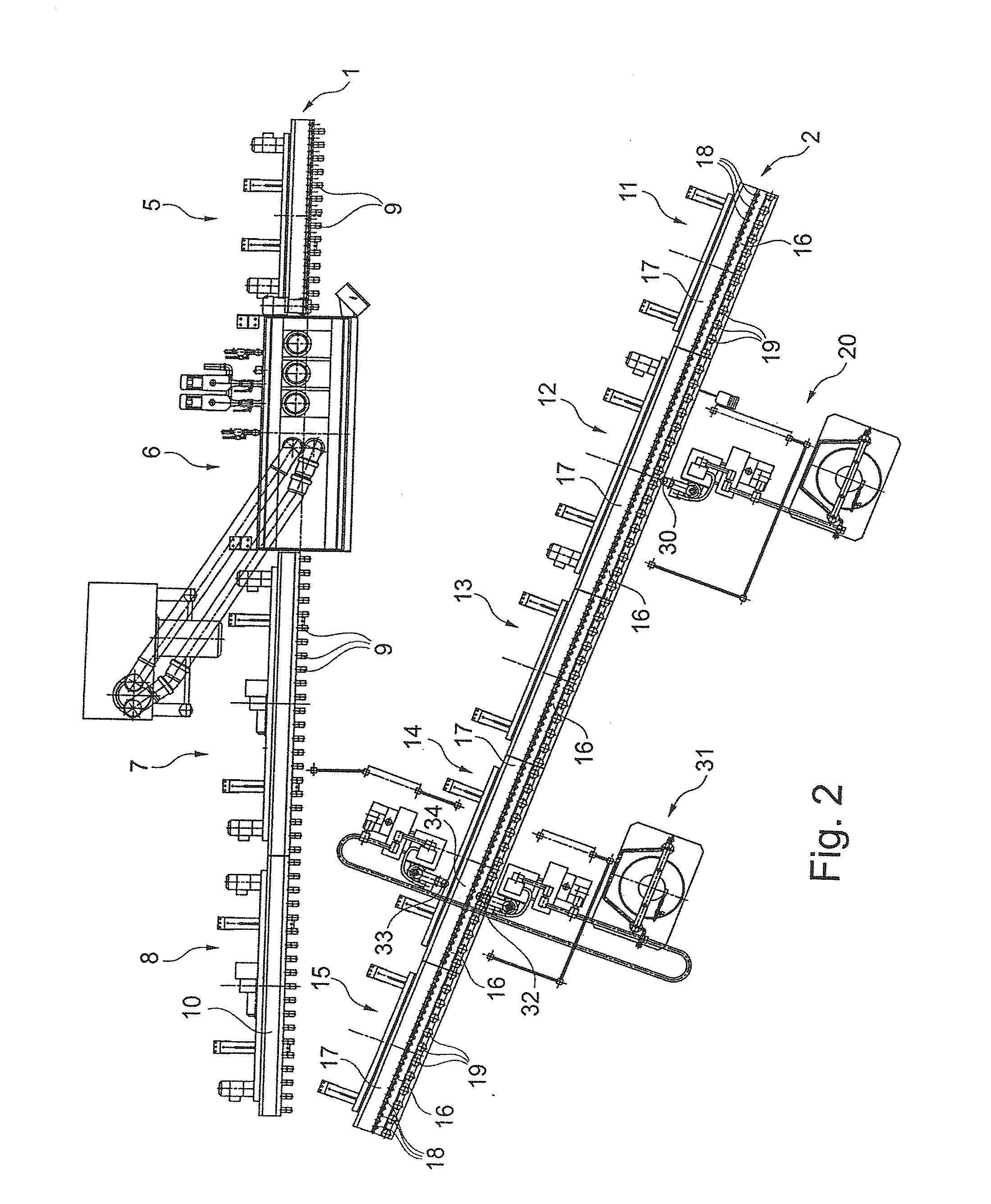 Device for assembling a window sash having an integrated insulating glass pane