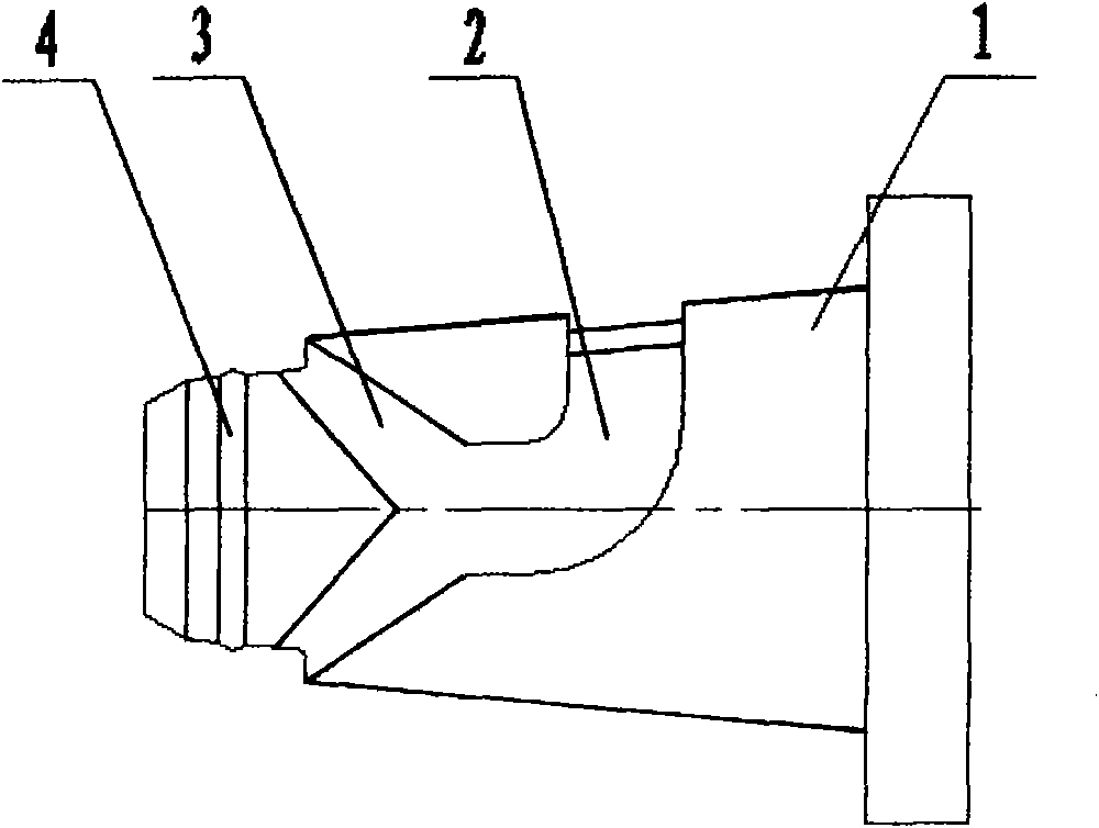 Flow divider for nose