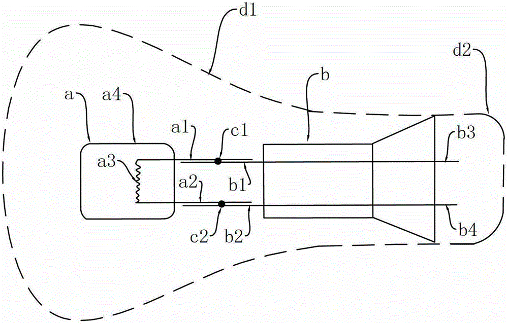 Light foot lead welding machine of bulb in bulb