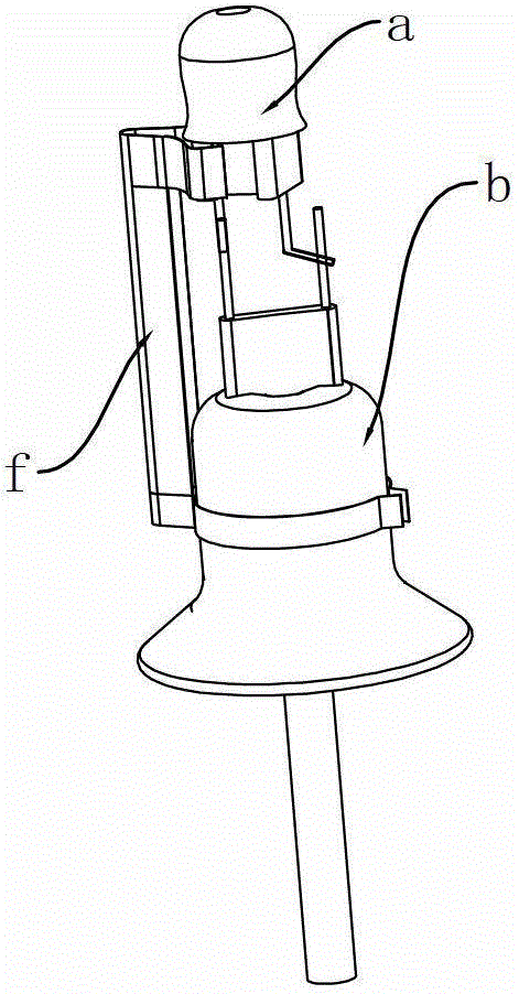 Light foot lead welding machine of bulb in bulb