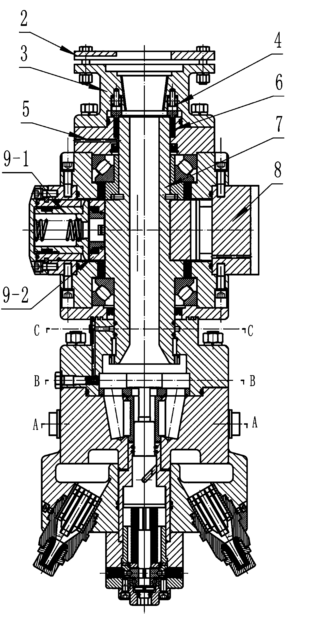 Automatic rotation type coke cutter