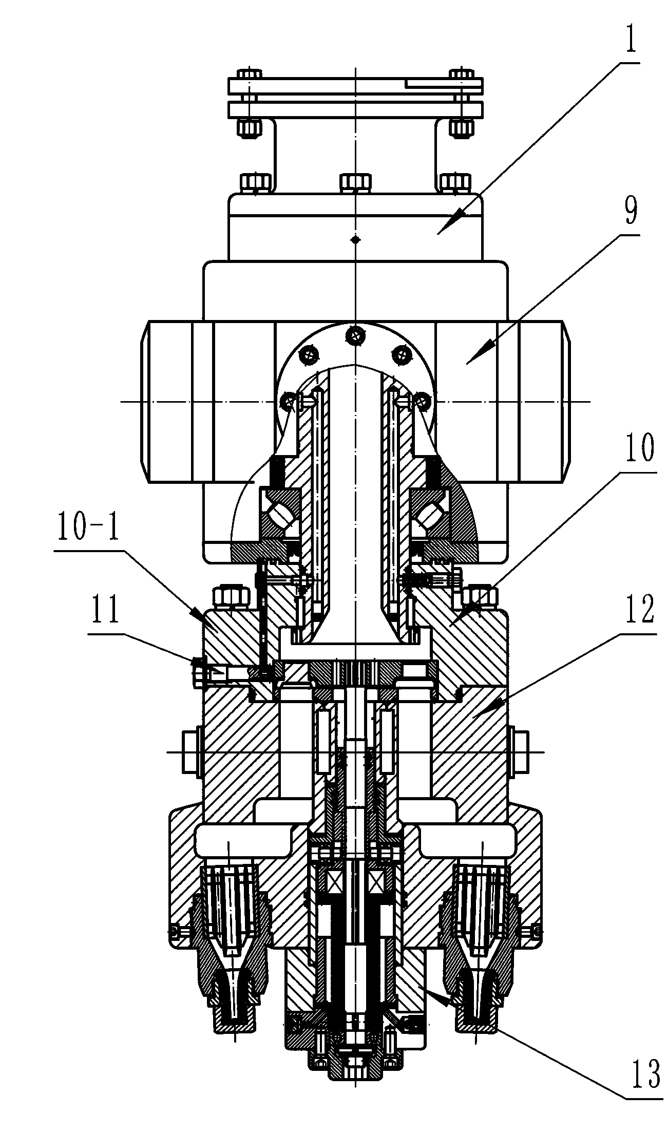 Automatic rotation type coke cutter