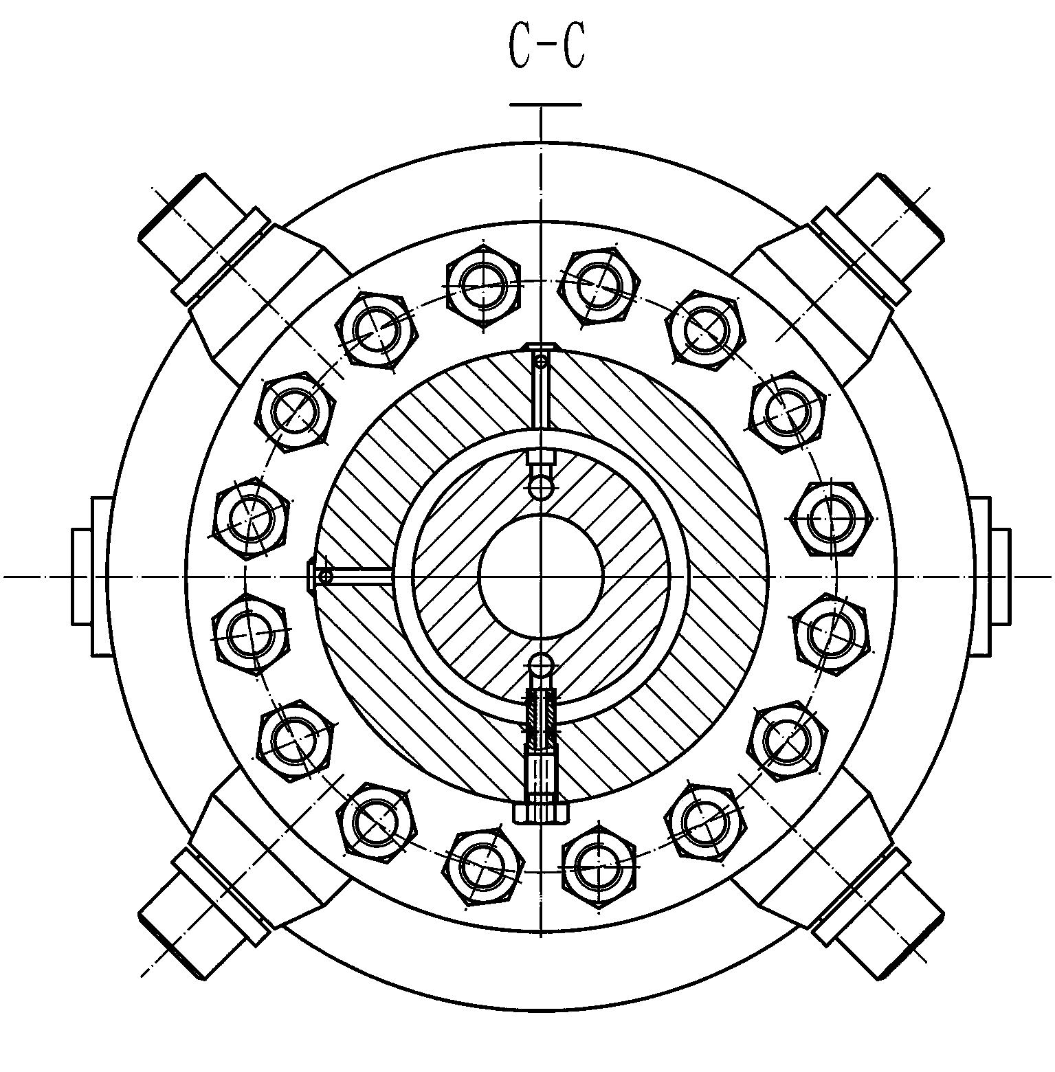 Automatic rotation type coke cutter