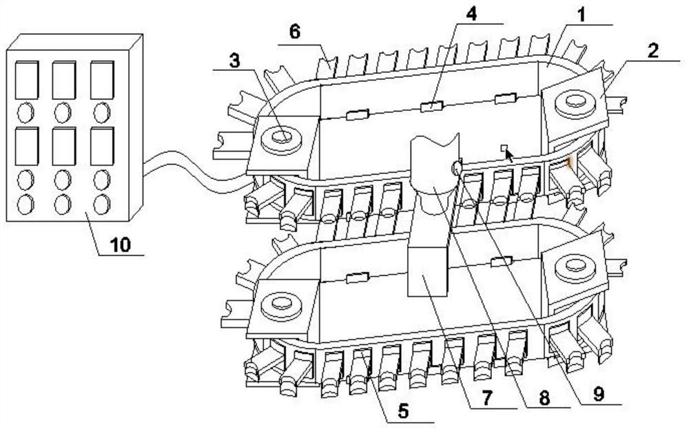 Automatic filling device for beverage production and using method