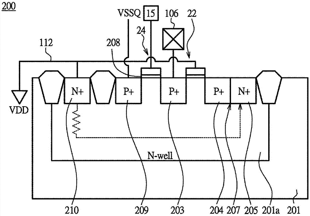 Electrostatic discharge protection device, memory element and electrostatic discharge protection method