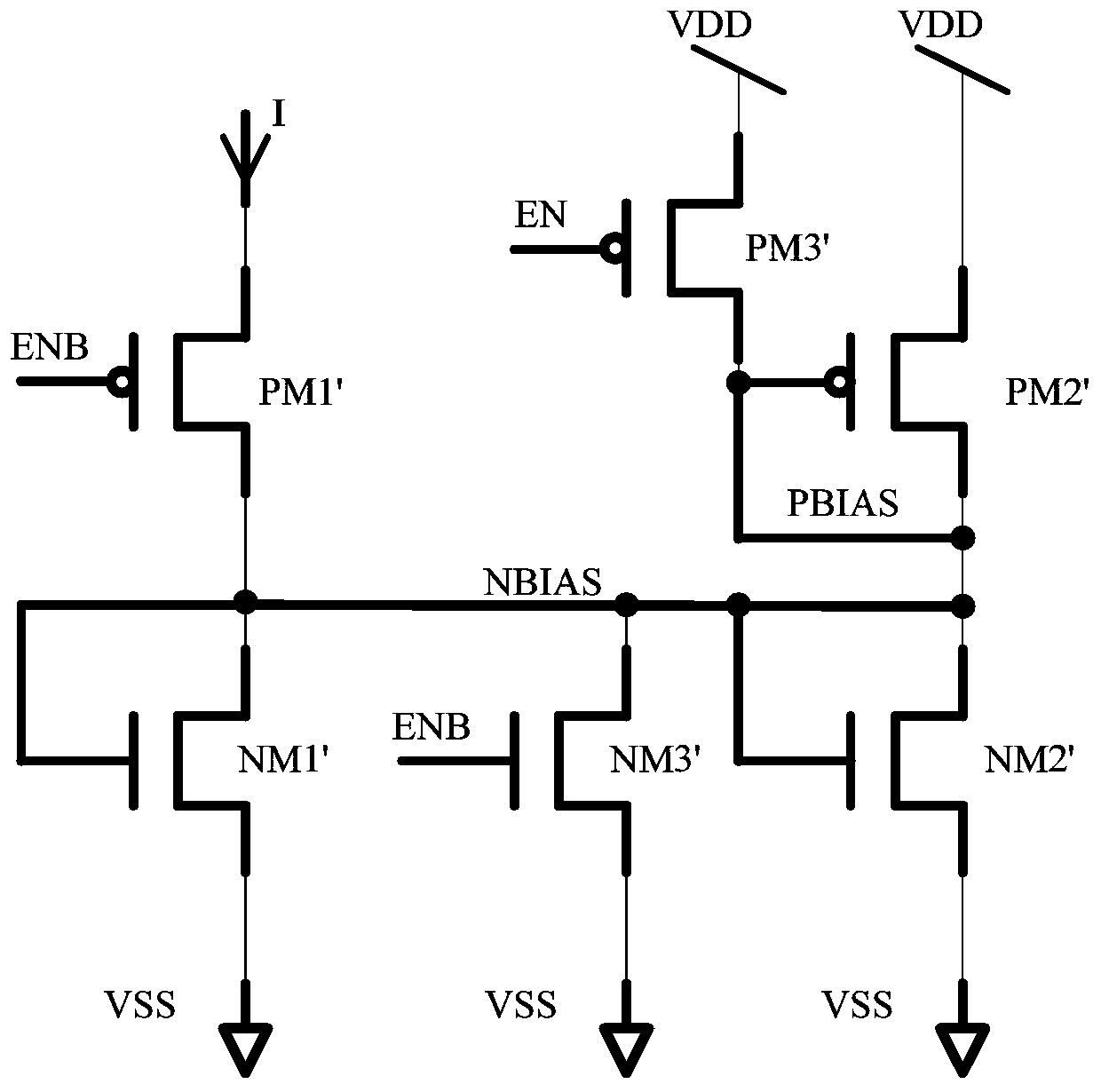 A PWM output driving IO circuit used for eliminating peak current