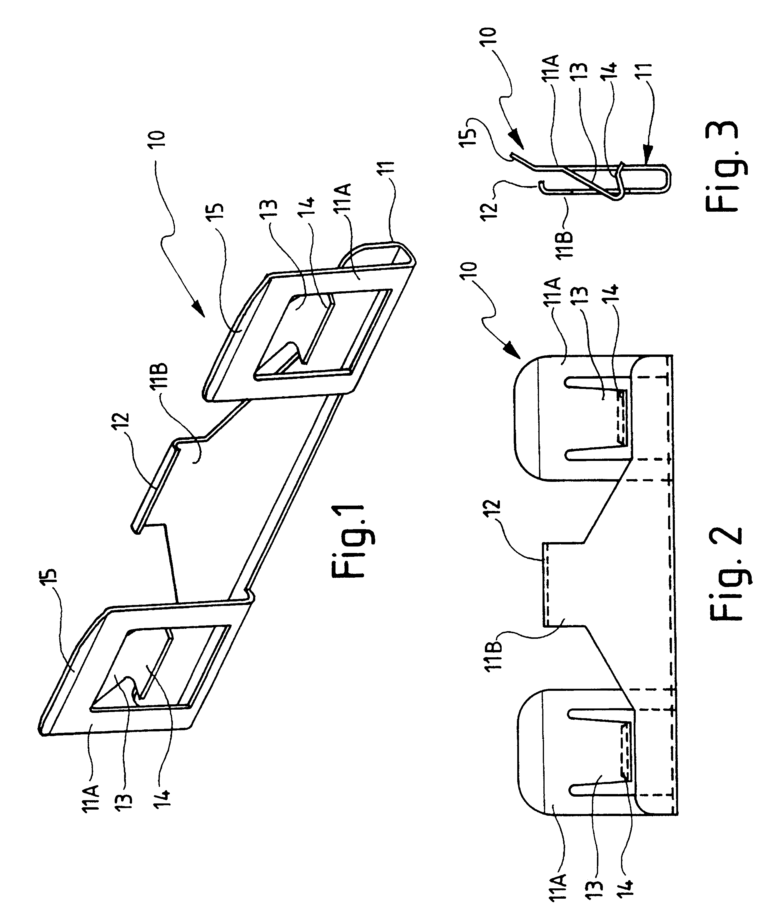 Clip fastening system for walls