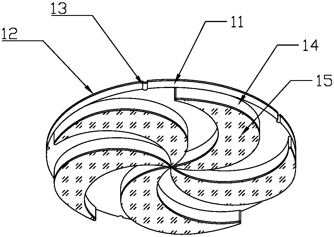 Cleaning head for electric rotating mop