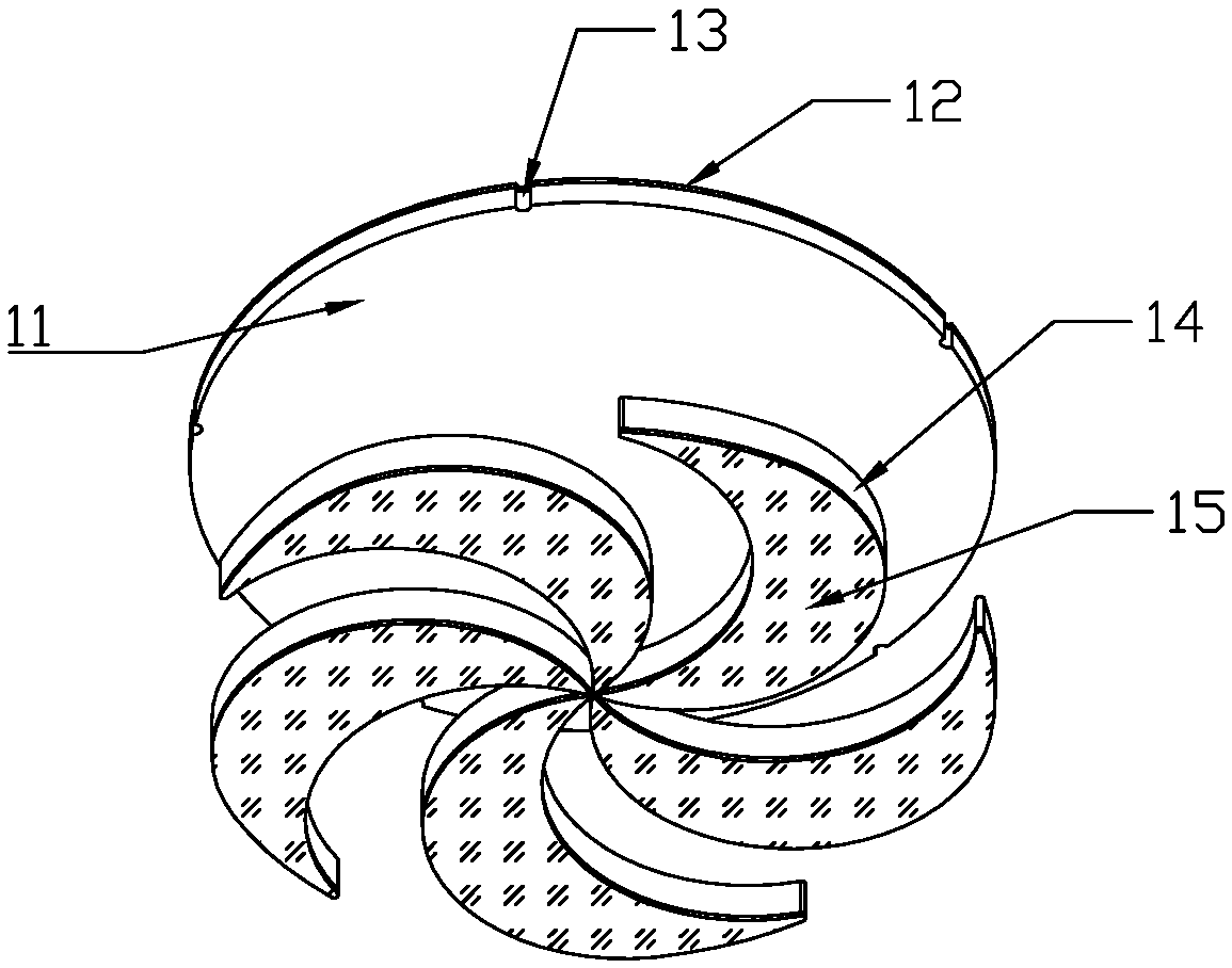 Cleaning head for electric rotating mop