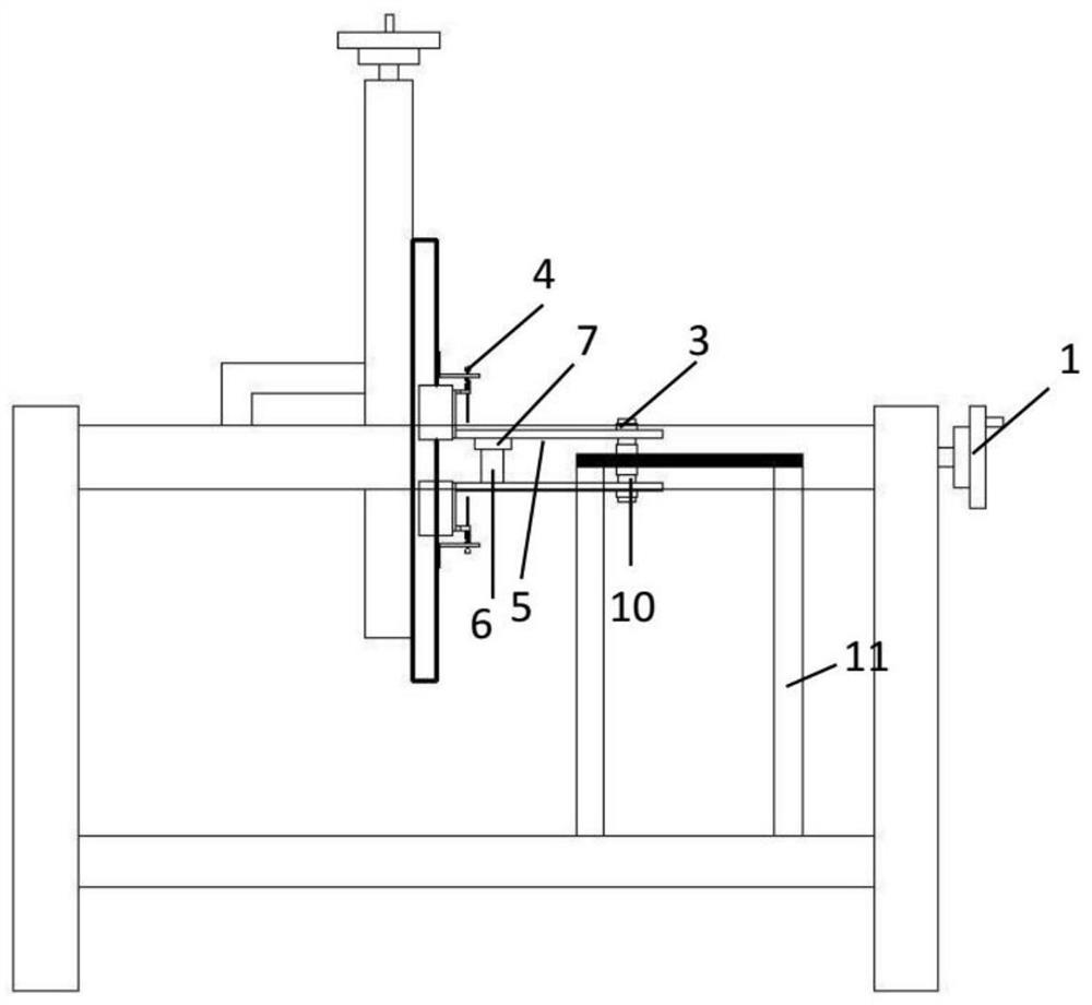 A pressure monitoring clamping device for ultrasonic nonlinear testing