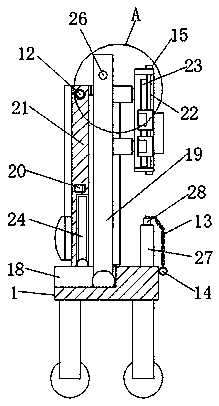 Obstetric-gynecology movable support