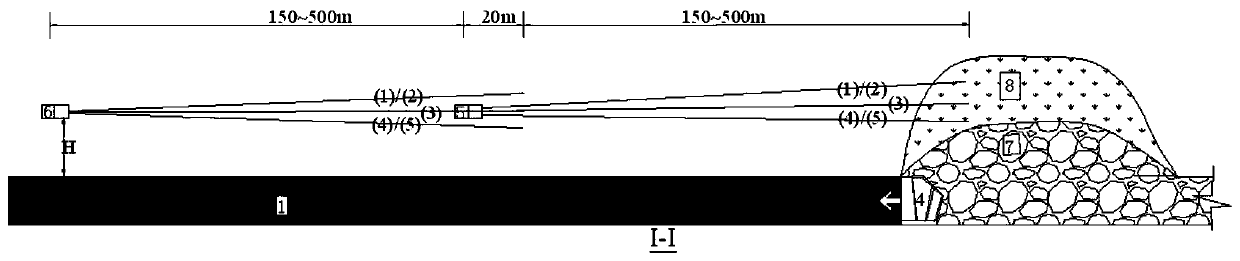 Gas extraction method during mining process and after mining of steep coal seam