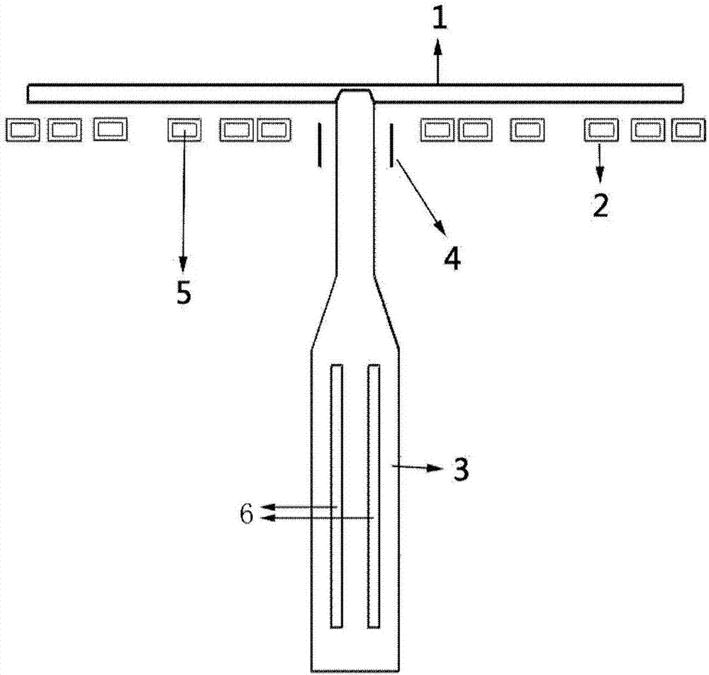 Induction heating device for thin film materials