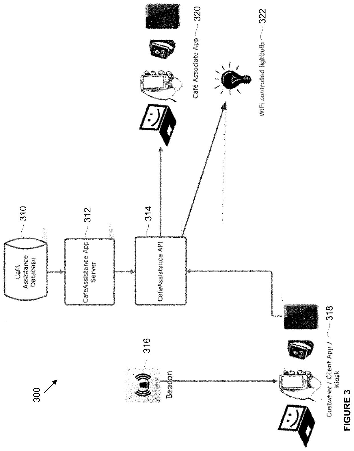 Computerized optimization of customer service queue based on customer device detection