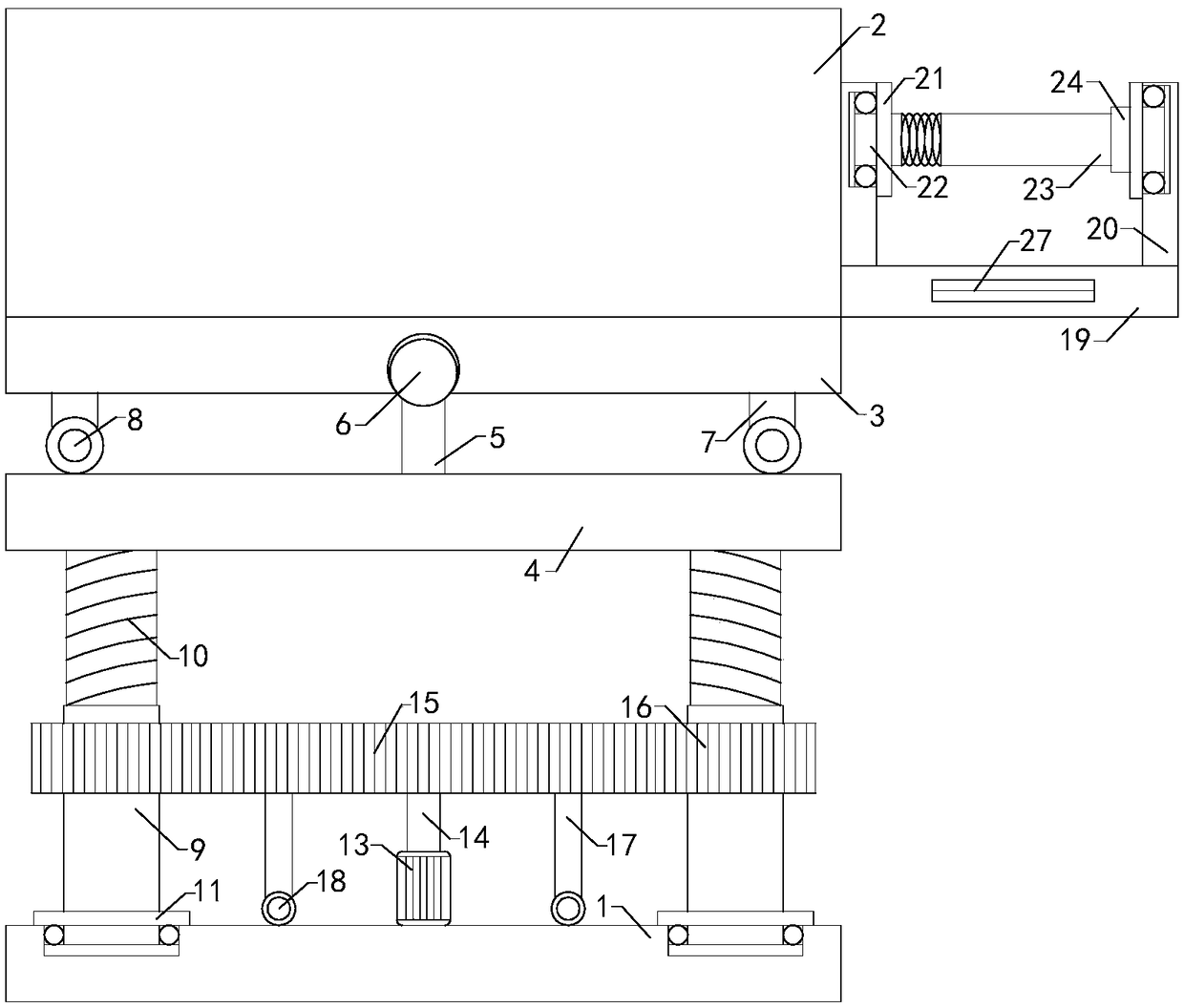 Finished product packaging auxiliary device for electrochromic display processing