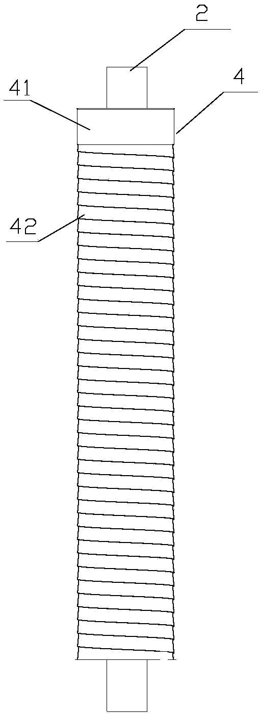 Absorber with steel strip winding structure and preparation method