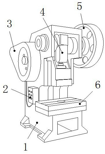 Punch press transmission equipment