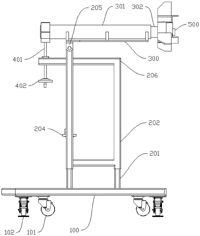 Propeller flexible installation device