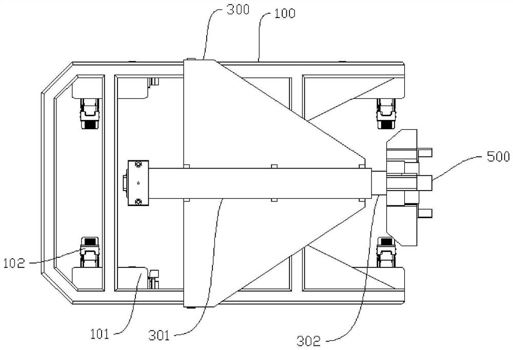 Propeller flexible installation device