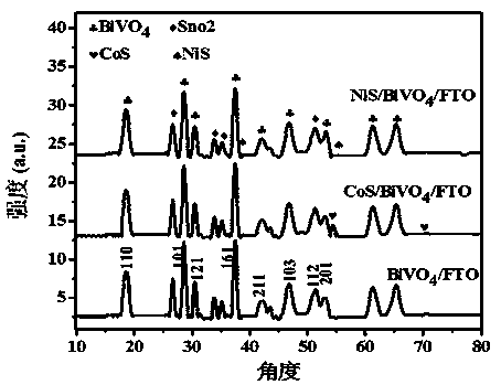 A kind of bismuth vanadate composite material loaded with magnetic nanoparticles and its preparation and application