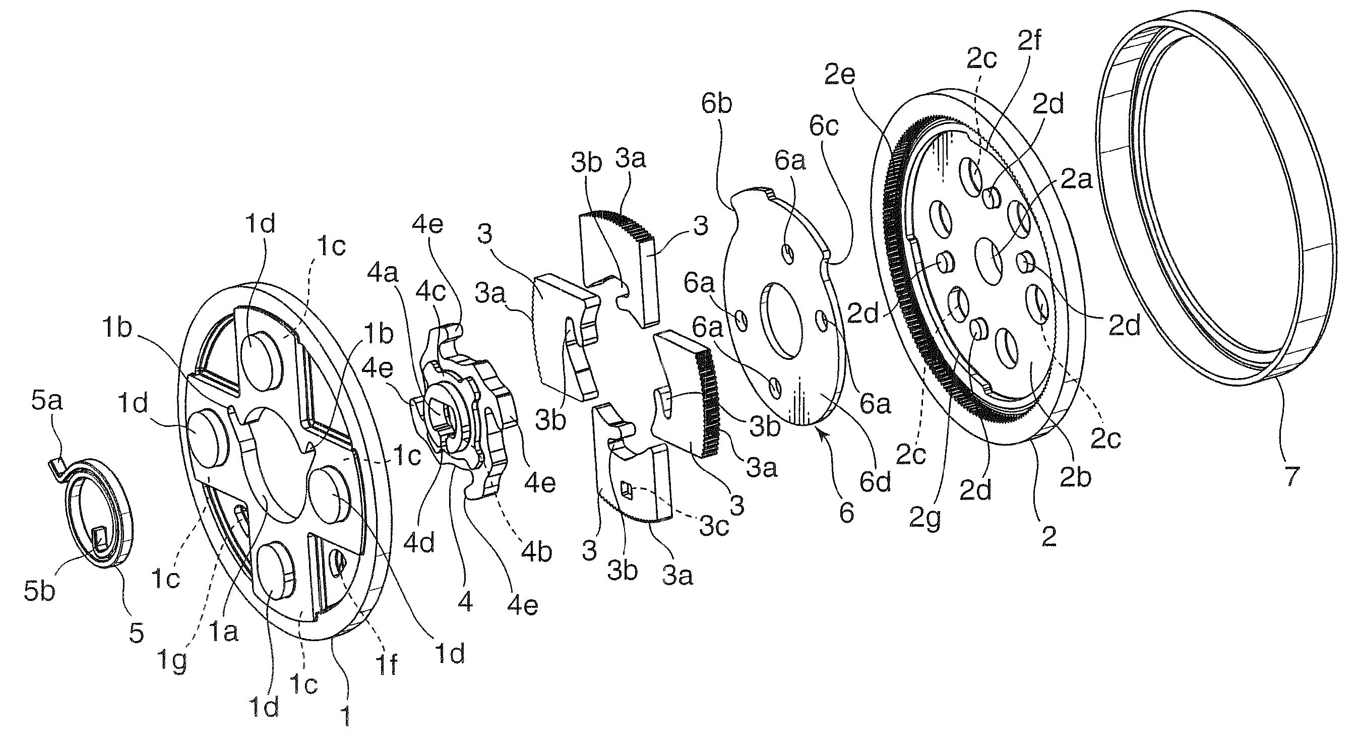 Seat reclining mechanism