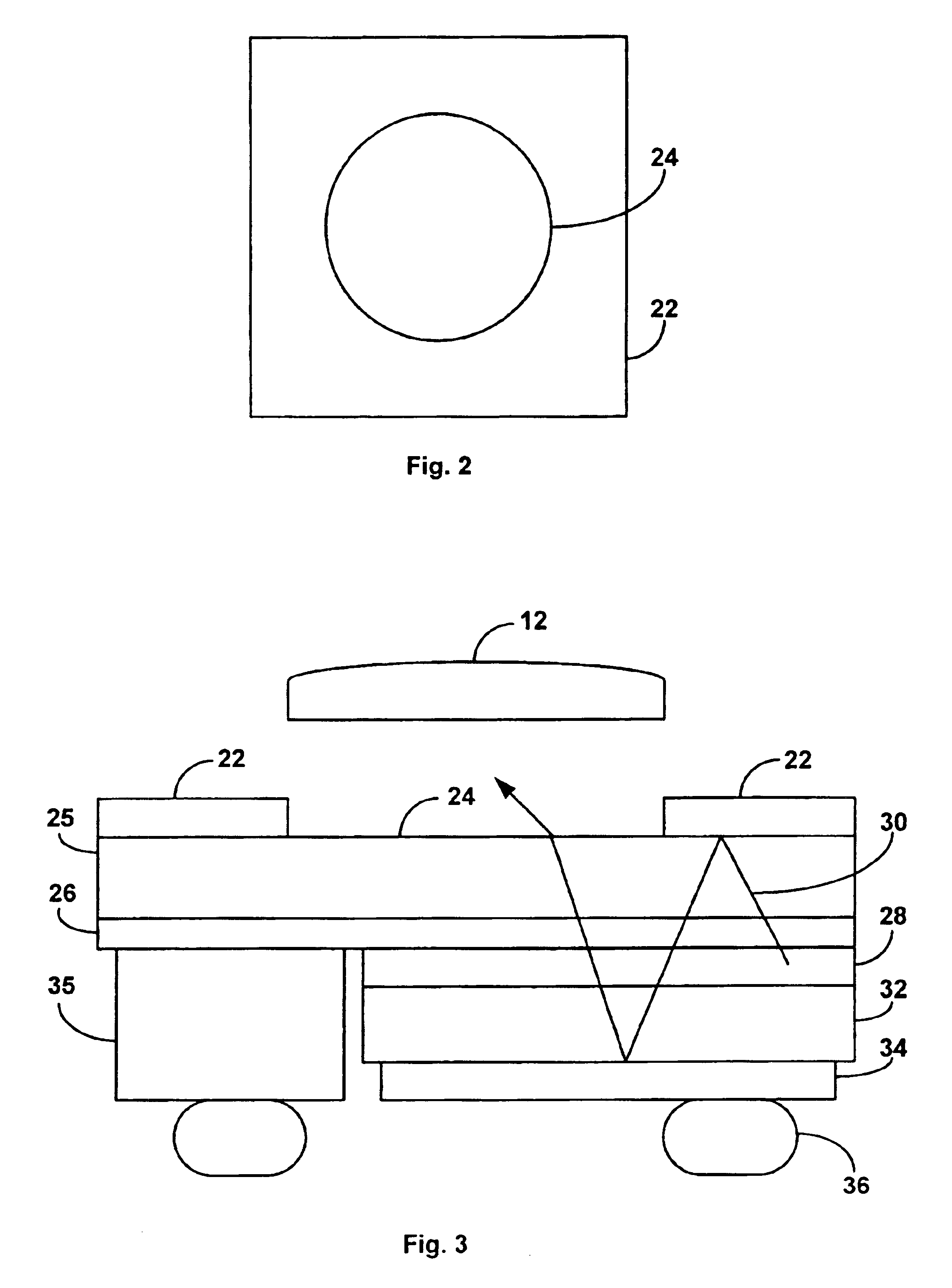 Enhanced brightness light emitting device spot emitter