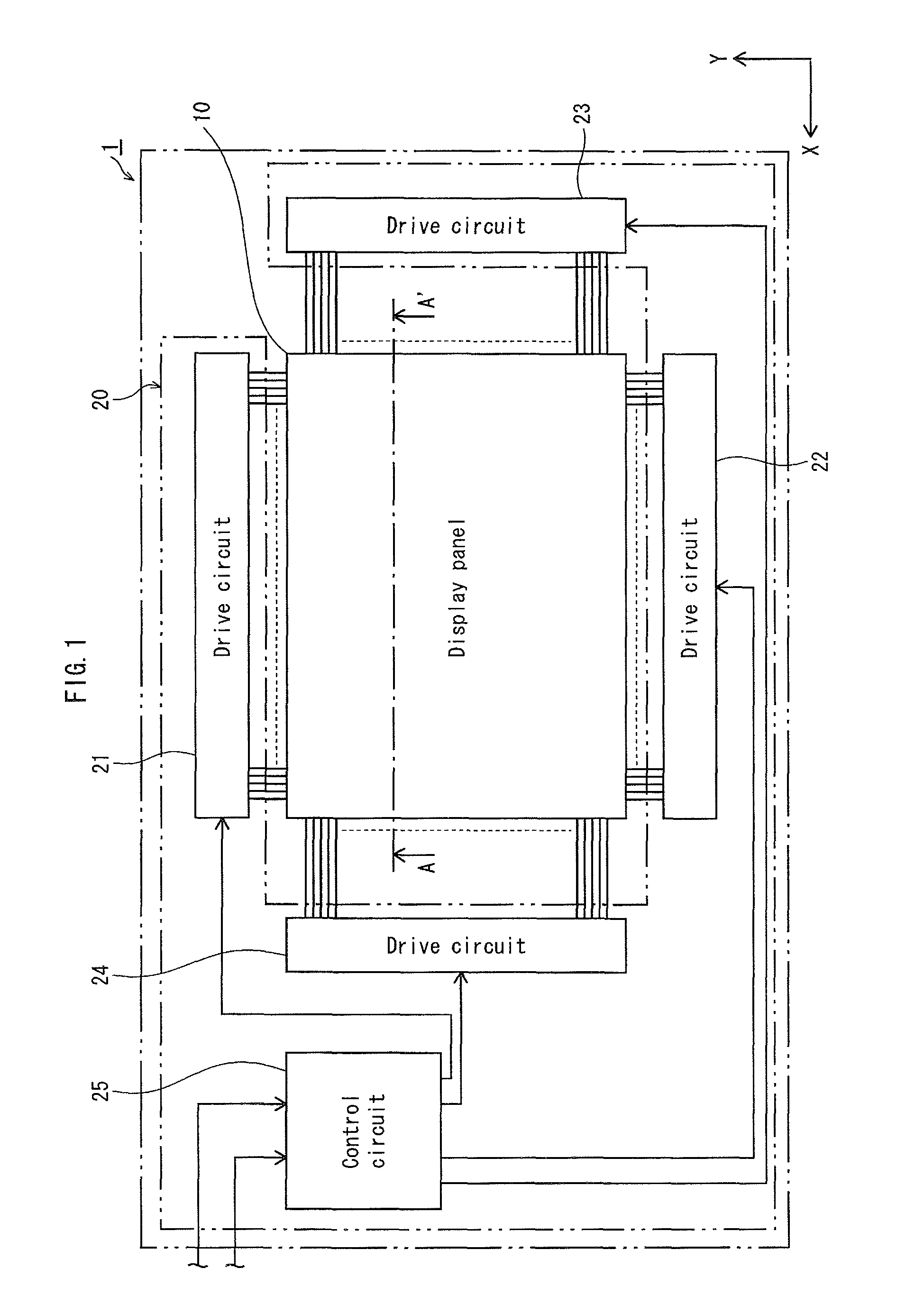 Organic light-emitting panel for controlling an organic light emitting layer thickness and organic display device