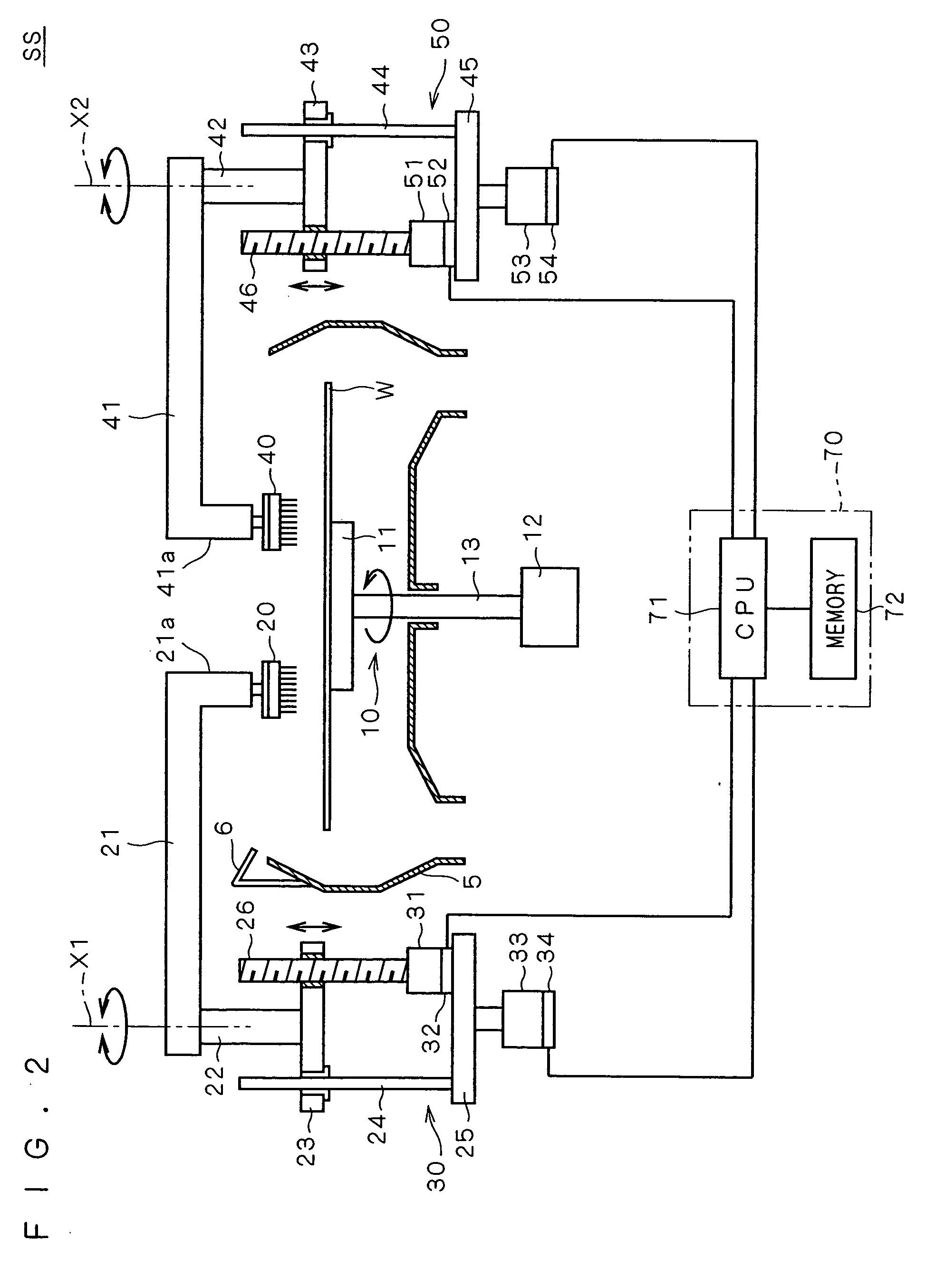 Apparatus for and method of cleaning substrate