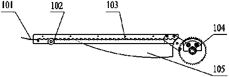 High-efficiency cleaning device for turbo multi-duct blower