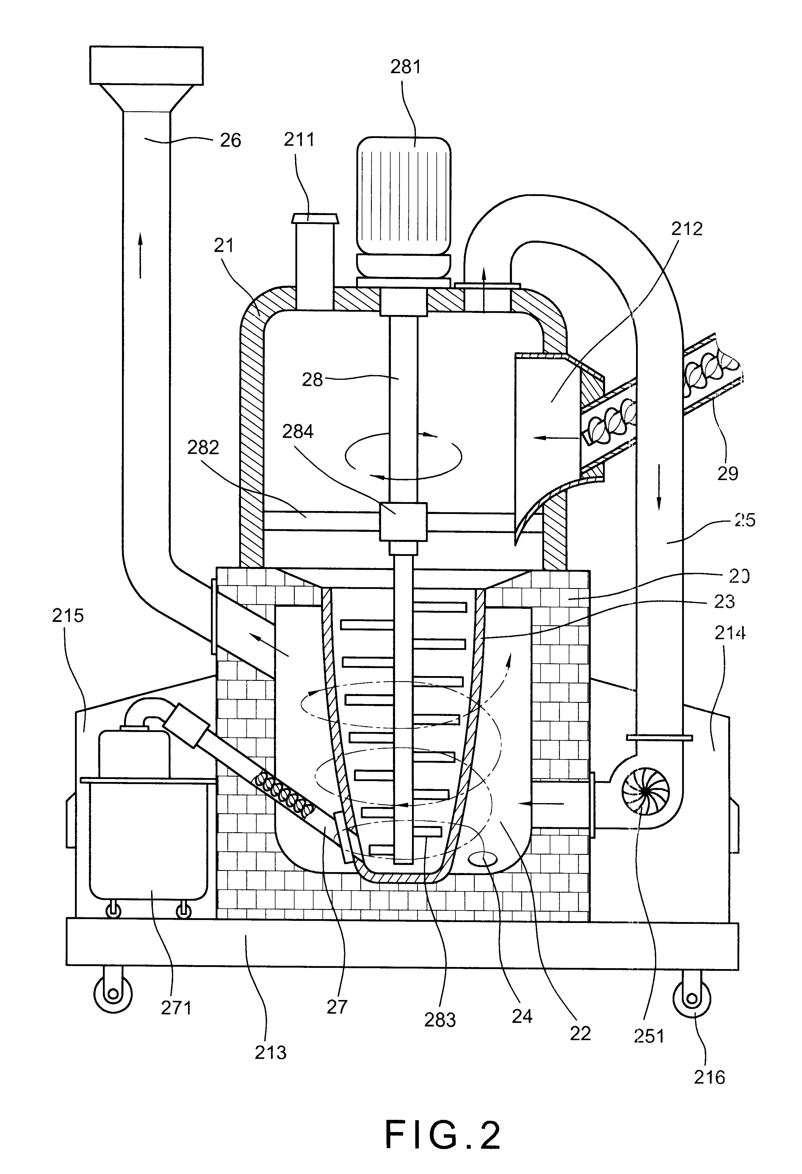 Miniature garbage incinerator