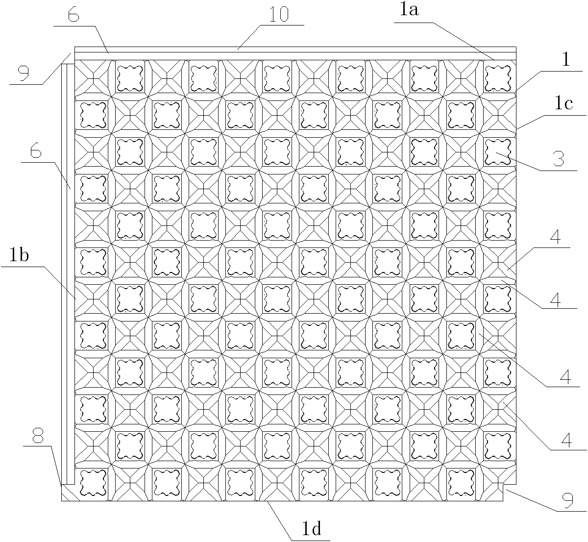 Ground-heating thermal insulation layer