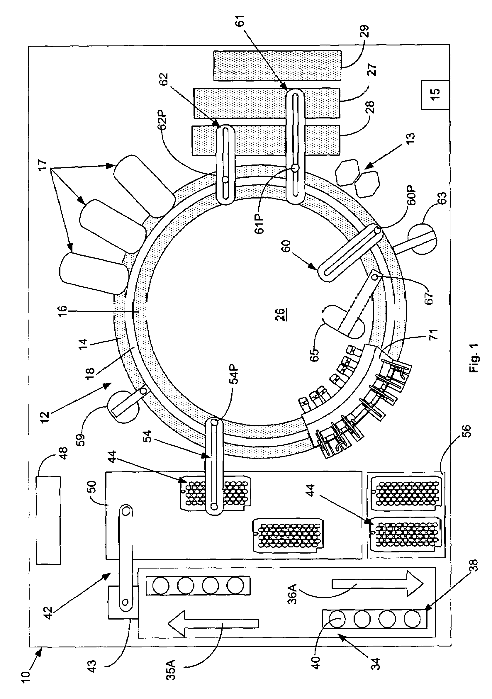 Liquid sampling probe and cleaning fluidics system