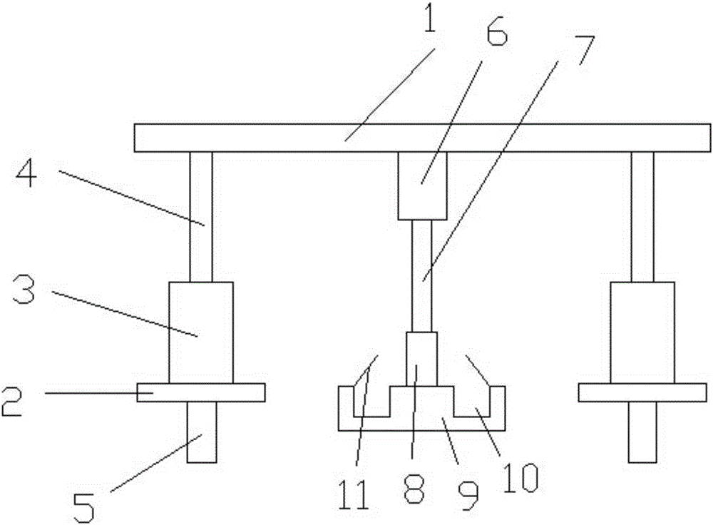 Tamping device for construction