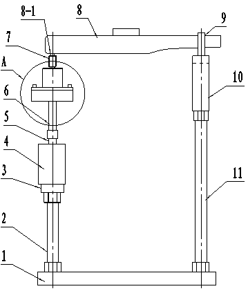 Method for quickly testing low temperature torque and similar viscosity of oil