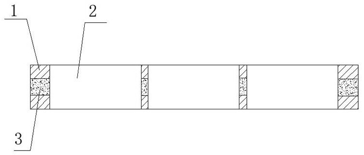 A kind of profiling foil-shaped sandwich solder for aluminum honeycomb plate brazing and preparation method thereof