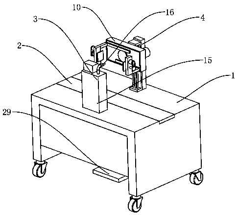 A polymer spraying material device for automobiles