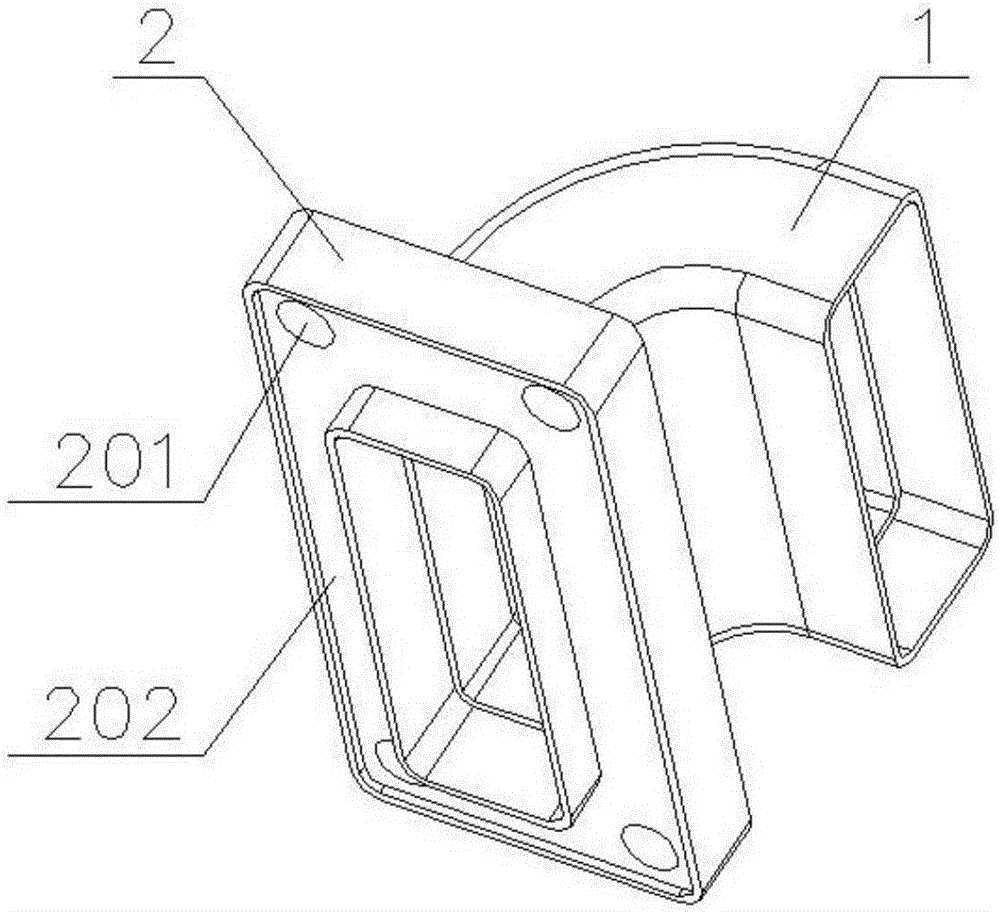 Conducting wire sealing bent joint and preparation method thereof