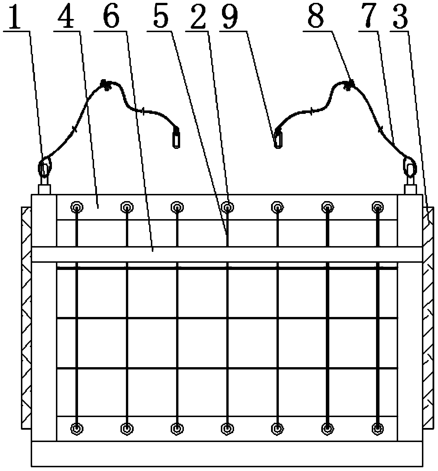 Steel tube tower maintenance operation platform and using method thereof