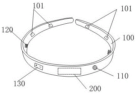 Headband bone conduction hearing aid with voice communication