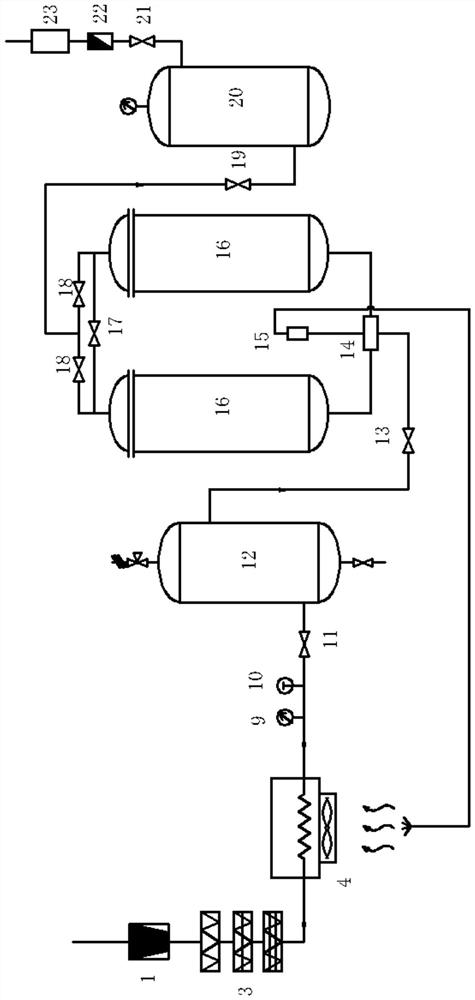 Heat recovery heat supply oxygen making unit for high and cold anoxic environment