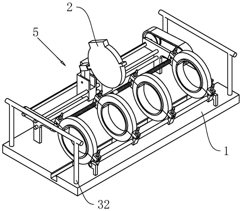 Pipeline hot melting welding machine