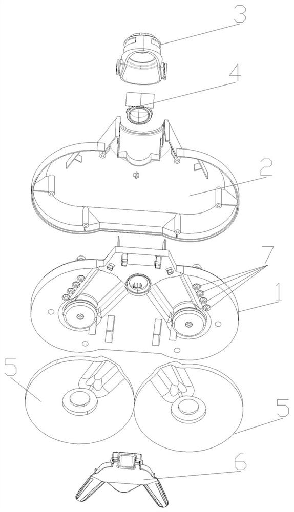 Cleaning device, scrubber and sweeper