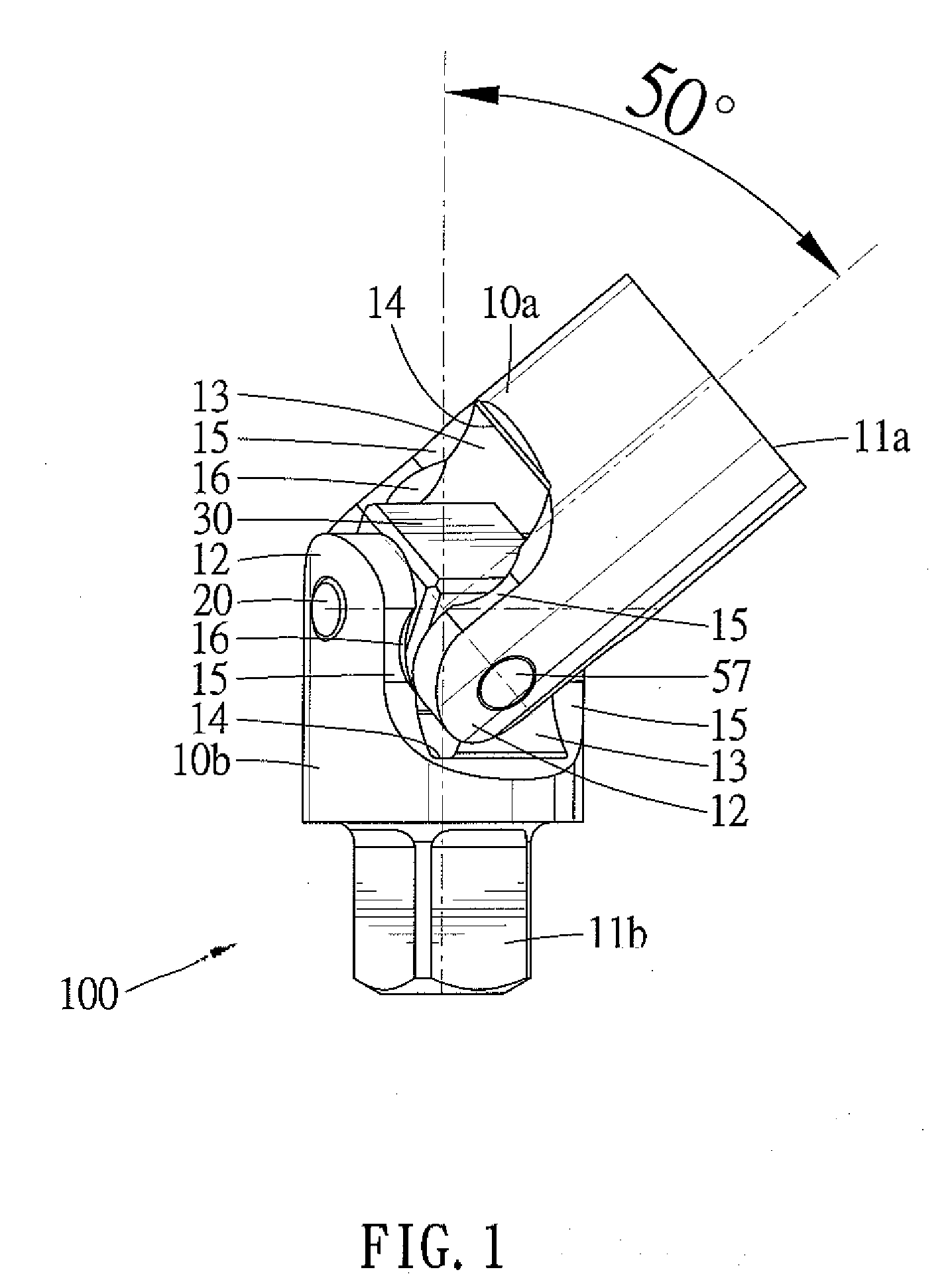 Universal Joint with Wider Working Angle Range