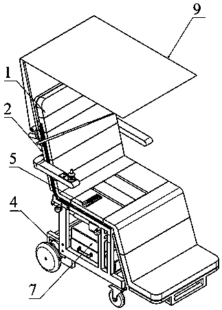 Intelligent wheelchair vehicle with nursing function