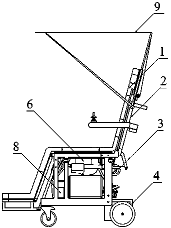 Intelligent wheelchair vehicle with nursing function