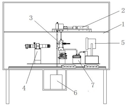 An online measurement system for material particles