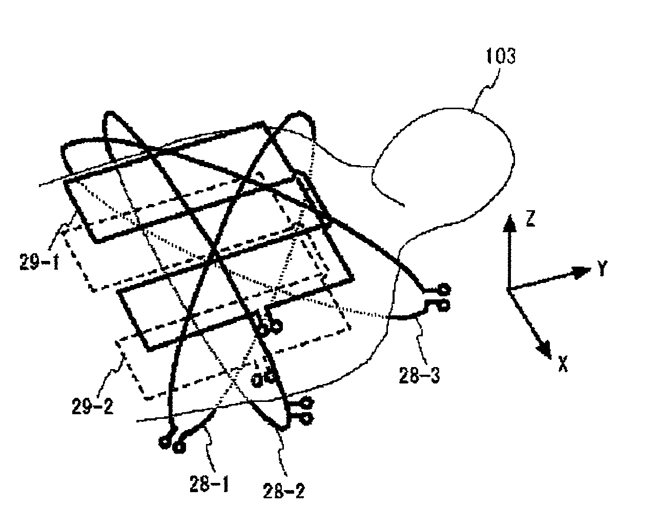 Inspection apparatus using magnetic resonance and nuclear magnetic resonance signal receiver coil